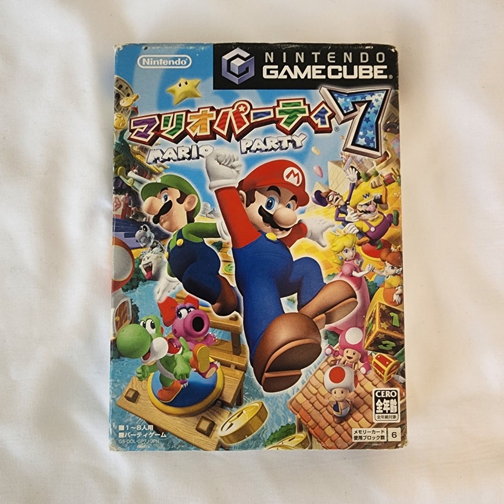 Mario Party 7 (Nintendo‎ Gamecube GCN, 2005) Japan Import
